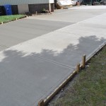 Broomed Finish Concrete Driveway 
